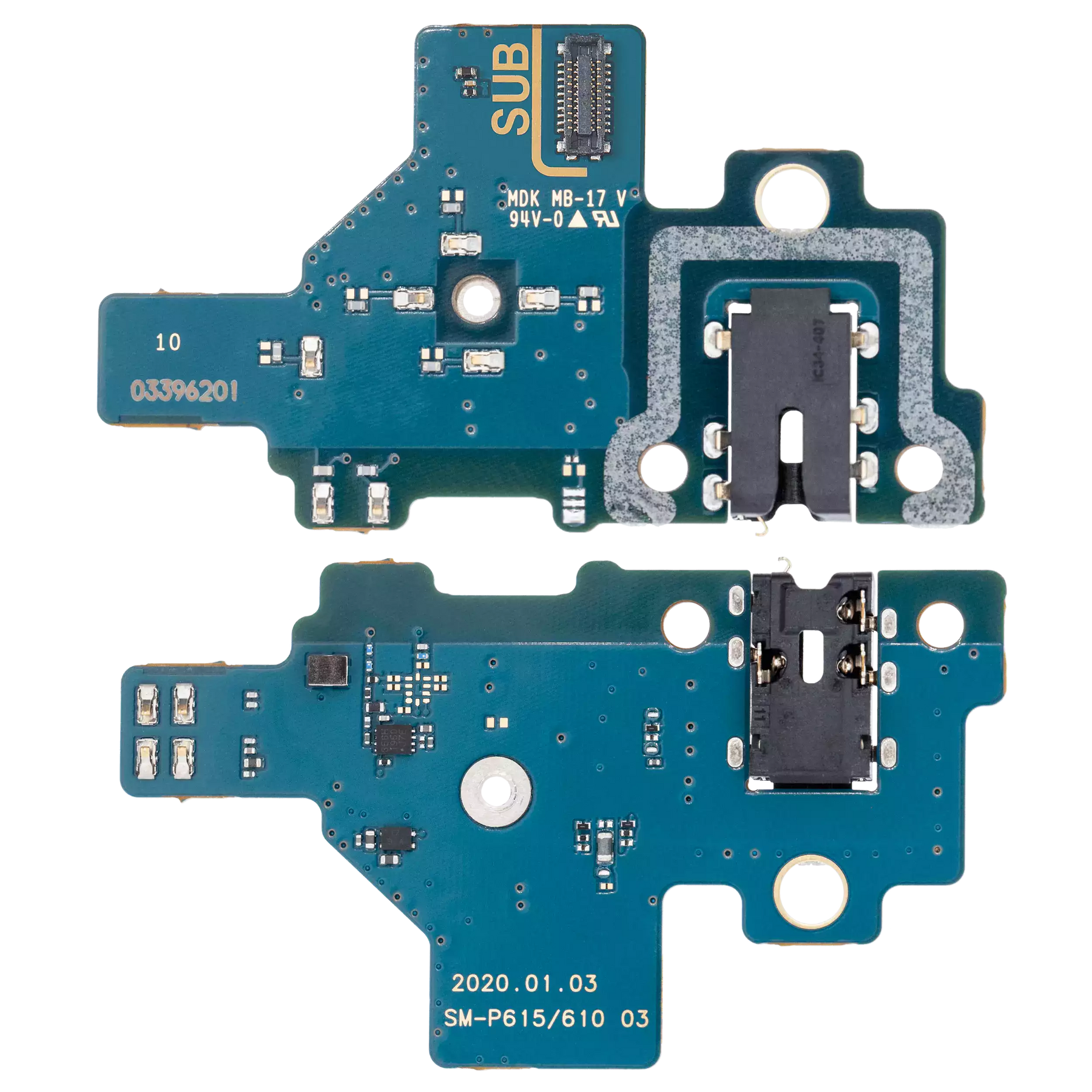 PCB Board With Headphone Jack Compatible For Samsung Galaxy Tab S6 Lite 10.4" (P610 / P615) ( 2020)