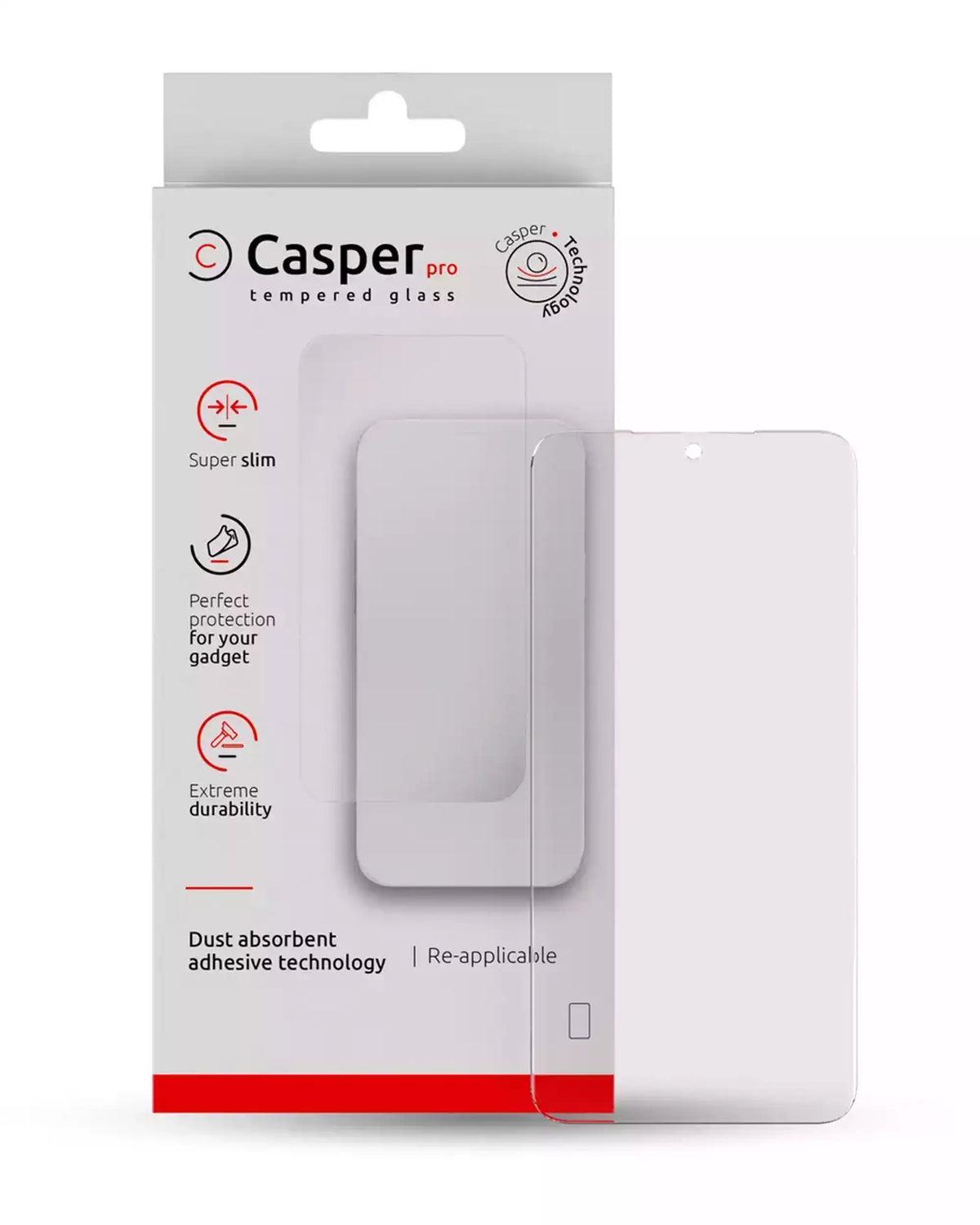 Casper Pro Tempered Glass Compatible For Samsung Galaxy A36 5G / S24 FE 5G (Case Friendly) (Retail Pack)