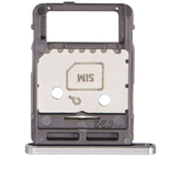 Dual Sim Card Tray Compatible For Samsung Galaxy Tab S8 (X700 / X706) (2022) / Tab S8 Plus 5G (X800 / X806) ( 2022) / Tab S8 Ultra (X900 / X906 ) (2022) (Silver)