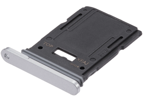Micro SD Sim Card Tray Compatible For Samsung Galaxy Tab S9 FE Plus (X610) (WiFi Only) (2023) (Silver)