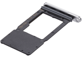 Micro SD Sim Card Tray Compatible For Samsung Galaxy Tab S9 FE 10.9" (X510) (2023) (WiFi Only) (Silver)