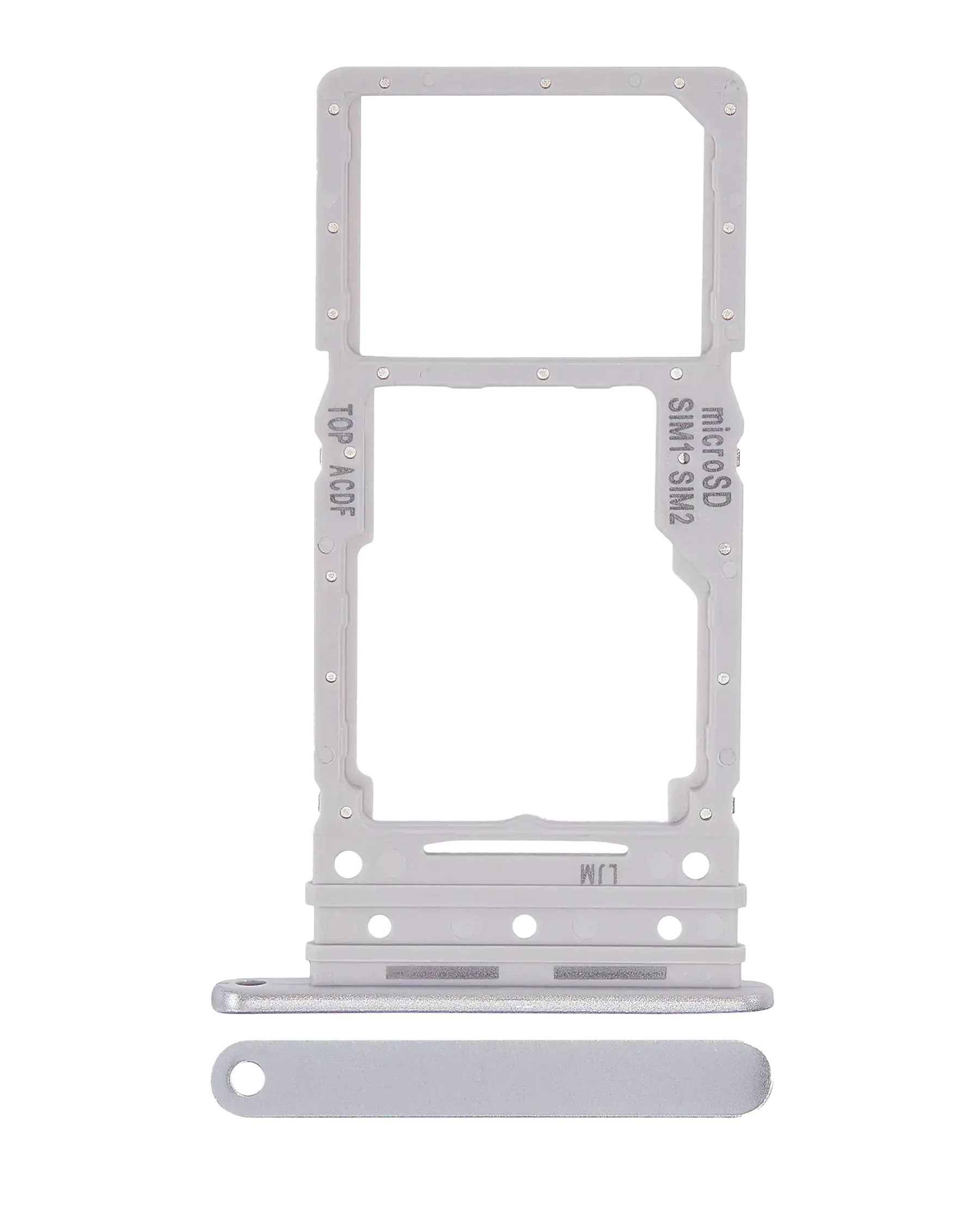 Dual Sim Card Tray Compatible For Samsung Galaxy A34 (A346 / 2023) (Silver)