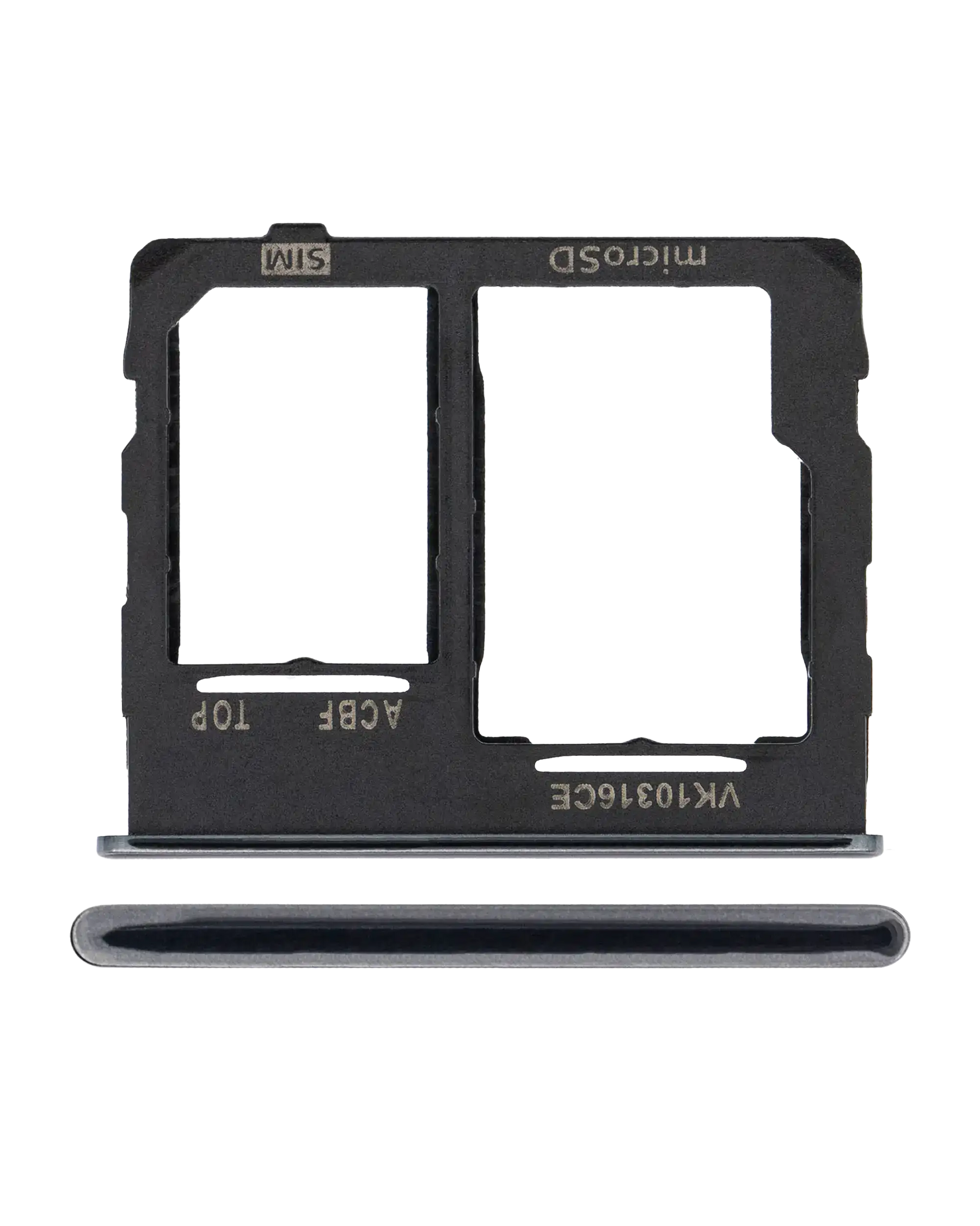 Single Sim Card Tray Compatible For Samsung Galaxy A32 5G (A326 / 2021) (Awesome Black)