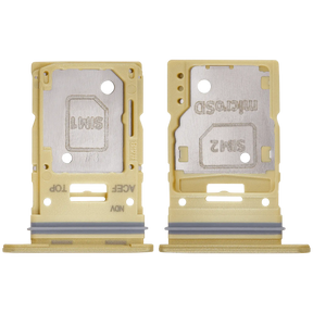 Dual Sim Card Tray Compatible For Samsung Galaxy A35 (A356 / 2024) (Premium)(Lemon)