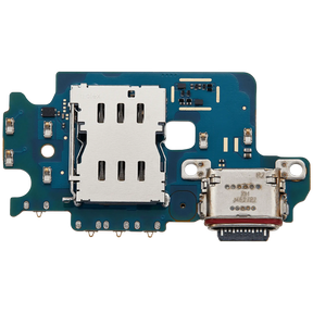Charging Port Board With Sim Card Reader Compatible For Samsung Galaxy S24 5G (S921N) (Korean Version) (Premium)