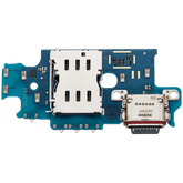 Charging Port Board With Sim Card Reader Compatible For Samsung Galaxy S24 Plus 5G (S9260) (Dual Card Version) (Premium)