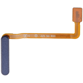 Fingerprint Reader With Flex Cable Compatible For Samsung Galaxy A25 5G (A256 / 2023) (Premium) (Brave Black)