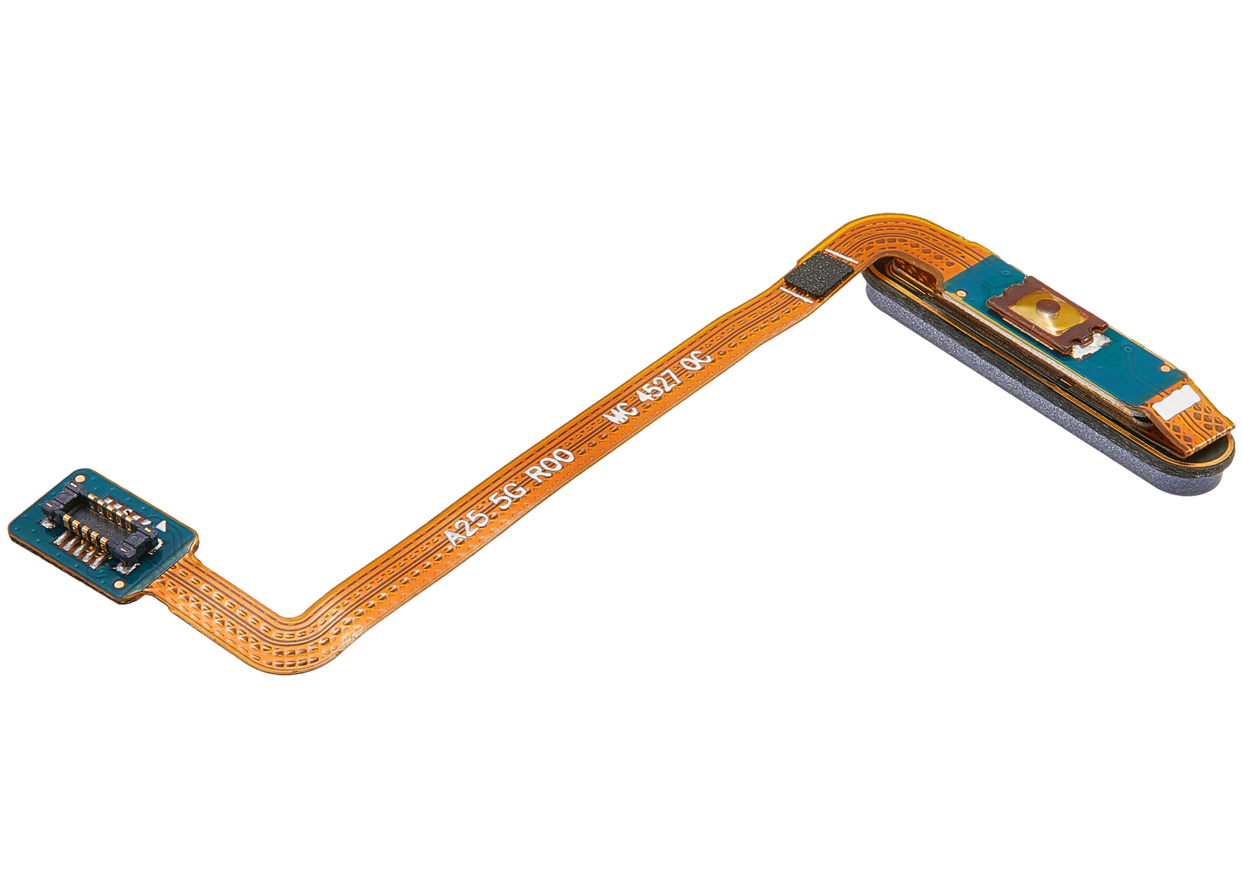 Fingerprint Reader With Flex Cable Compatible For Samsung Galaxy A25 5G (A256 / 2023) (Premium) (Brave Black)