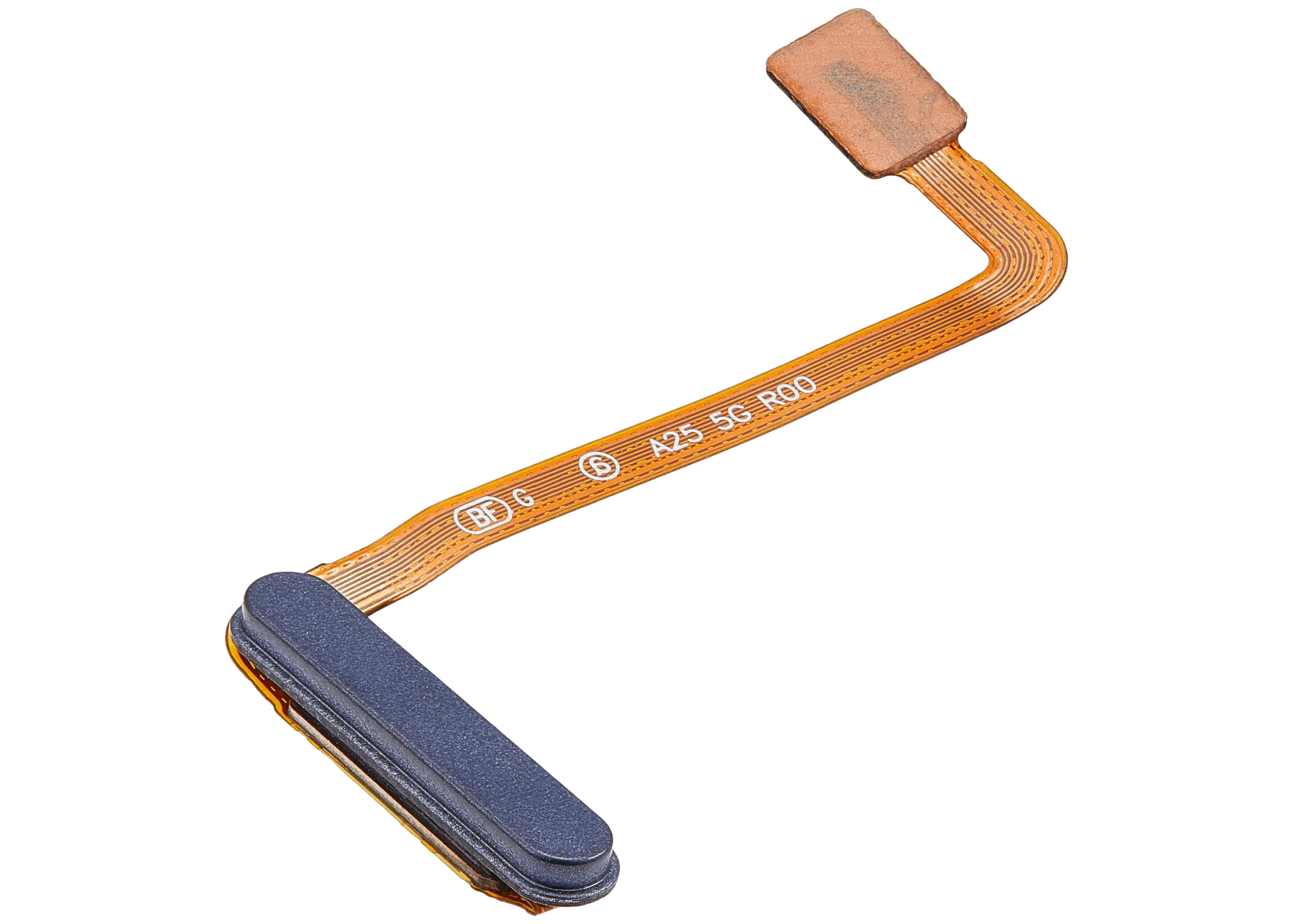 Fingerprint Reader With Flex Cable Compatible For Samsung Galaxy A25 5G (A256 / 2023) (Premium) (Brave Black)