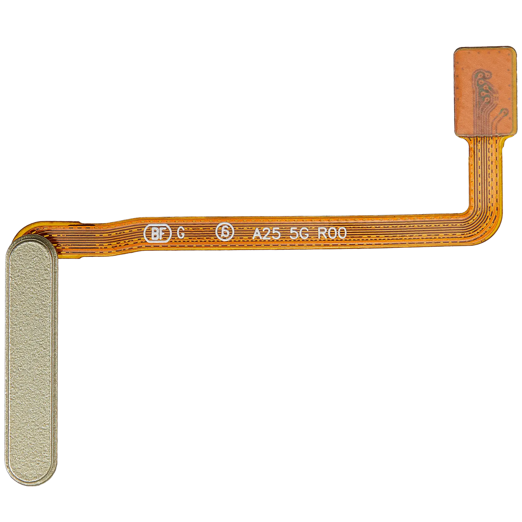 Fingerprint Reader With Flex Cable Compatible For Samsung Galaxy A25 5G (A256 / 2023) (Premium)(Personality Yellow)