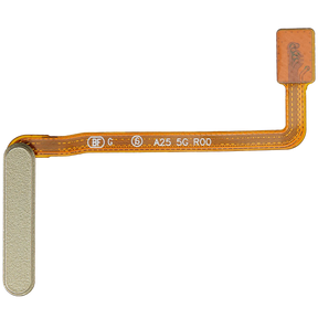 Fingerprint Reader With Flex Cable Compatible For Samsung Galaxy A25 5G (A256 / 2023) (Premium)(Personality Yellow)