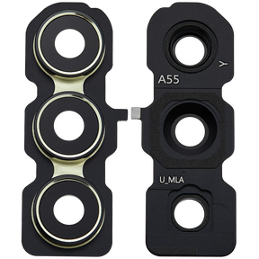 Replacement Back Camera Lens With Bracket Compatible For Samsung Galaxy A55 5G (A556 / 2024) (Premium) (Lemon)