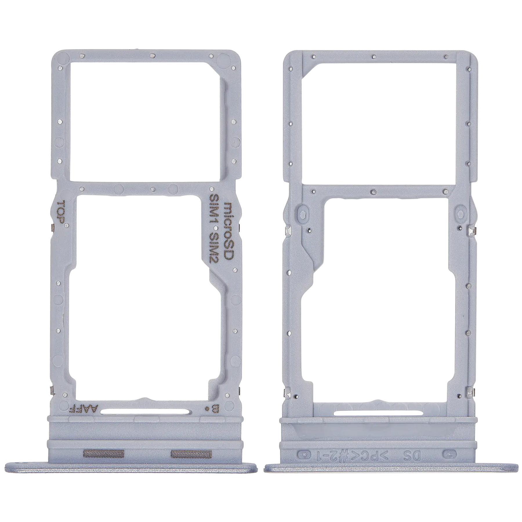 Dual Sim Card Tray Compatible For Samsung Galaxy A16 5G (A166 / 2024) (Premium) (Light Gray)