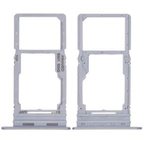 Dual Sim Card Tray Compatible For Samsung Galaxy A16 5G (A166 / 2024) (Premium) (Light Gray)