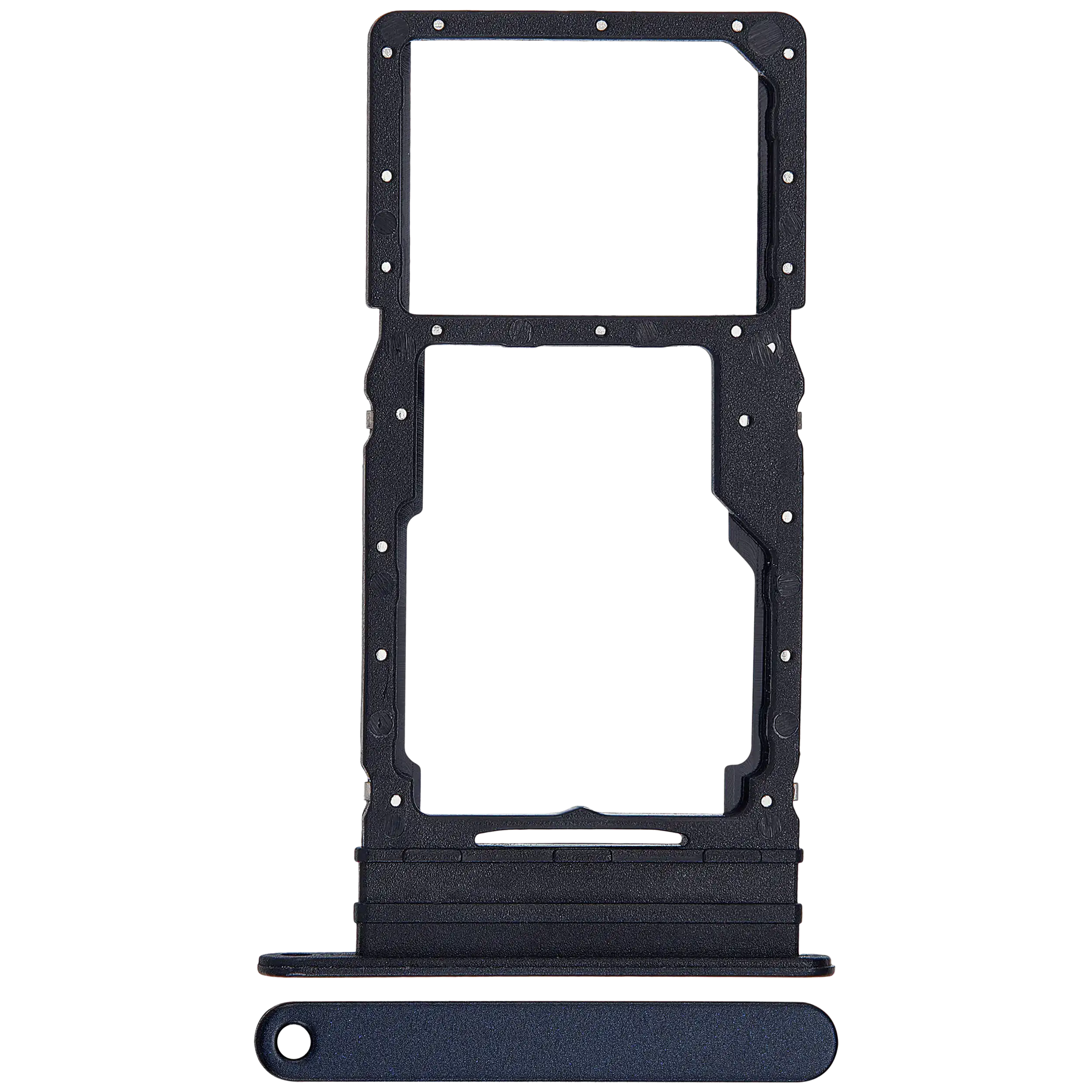 Dual Sim Card Tray Compatible For Samsung Galaxy A16 5G (A166 / 2024) (Premium) (Blue Black)