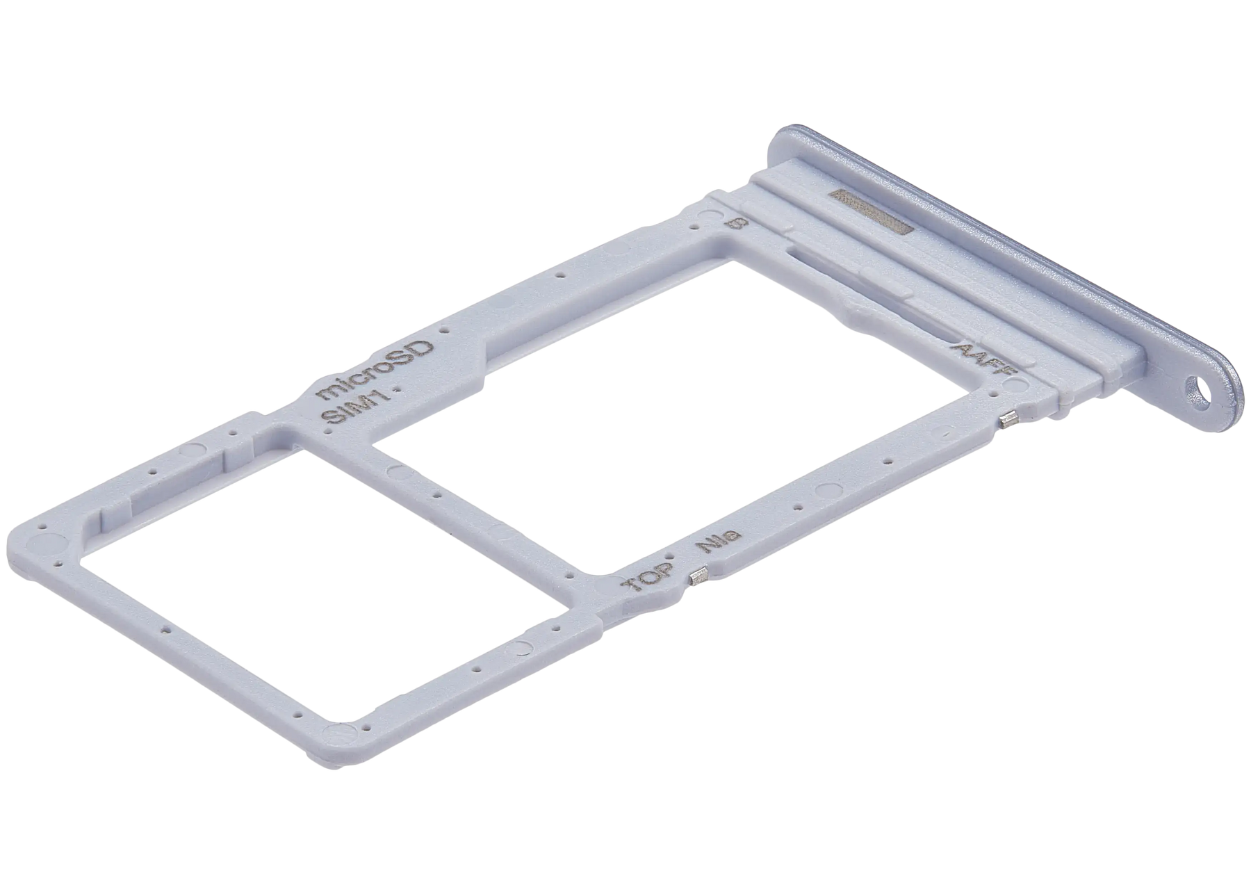 Single Sim Card Tray Compatible For Samsung Galaxy A16 5G (A166 / 2024) (Premium) (Light Gray)