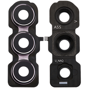 Replacement Back Camera Lens With Bracket Compatible For Samsung Galaxy A55 5G (A556 / 2024) (Premium) (Lilac)