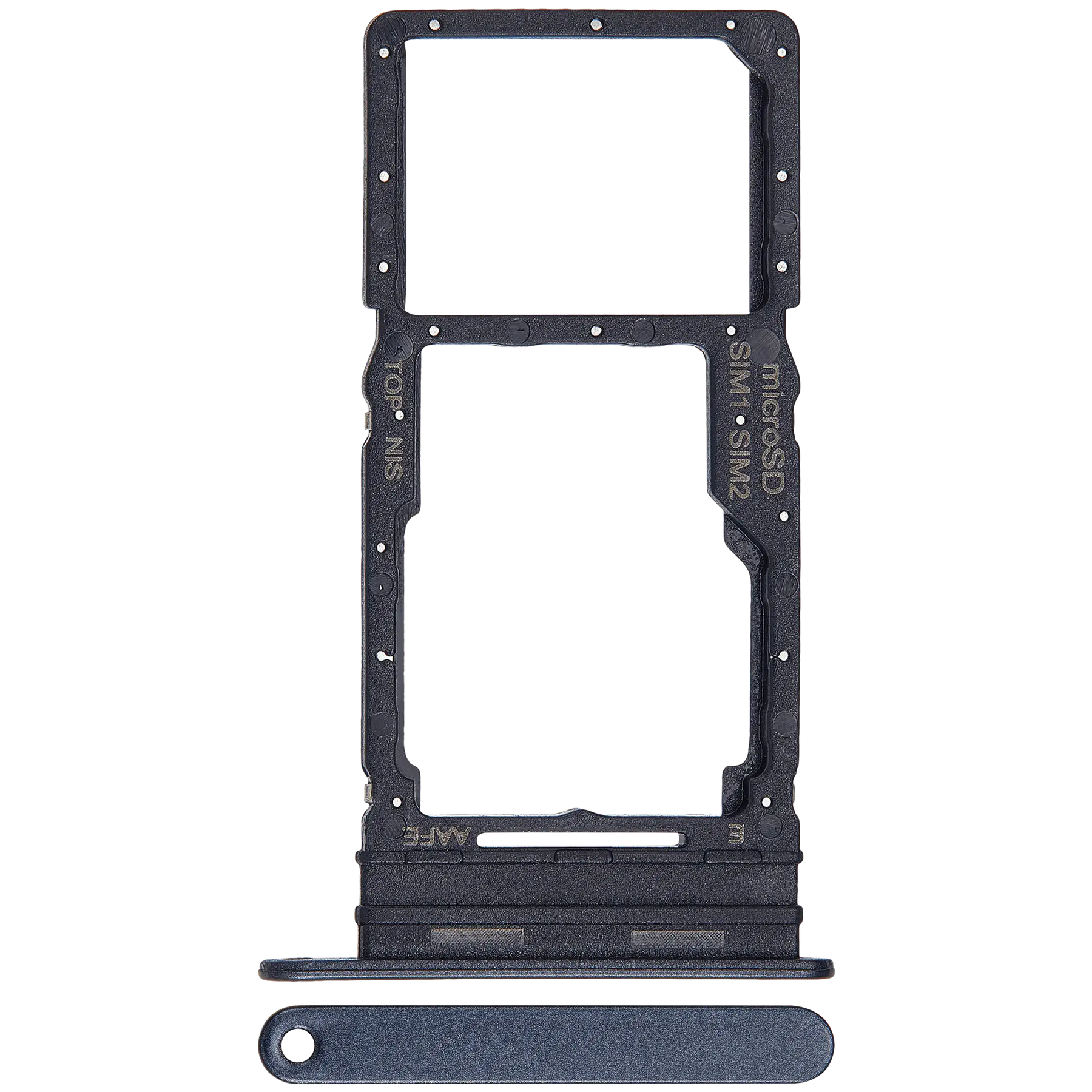 Dual Sim Card Tray Compatible For Samsung Galaxy A16 4G (A165 / 2024) (Premium) (Midnight Blue)