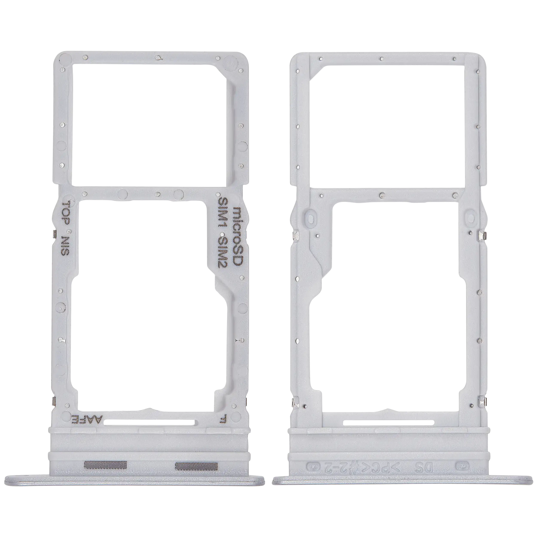 Dual Sim Card Tray Compatible For Samsung Galaxy A16 4G (A165 / 2024) (Premium) (Gray)