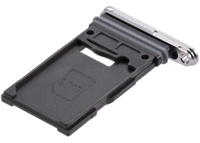 Single Sim Card Tray Compatible For Samsung Galaxy S24 FE 5G (Premium) (Gray)