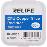 RL-093B Chip Heat Sink Copper Sheet / 0.3MM (50 Pack) (Relife)
