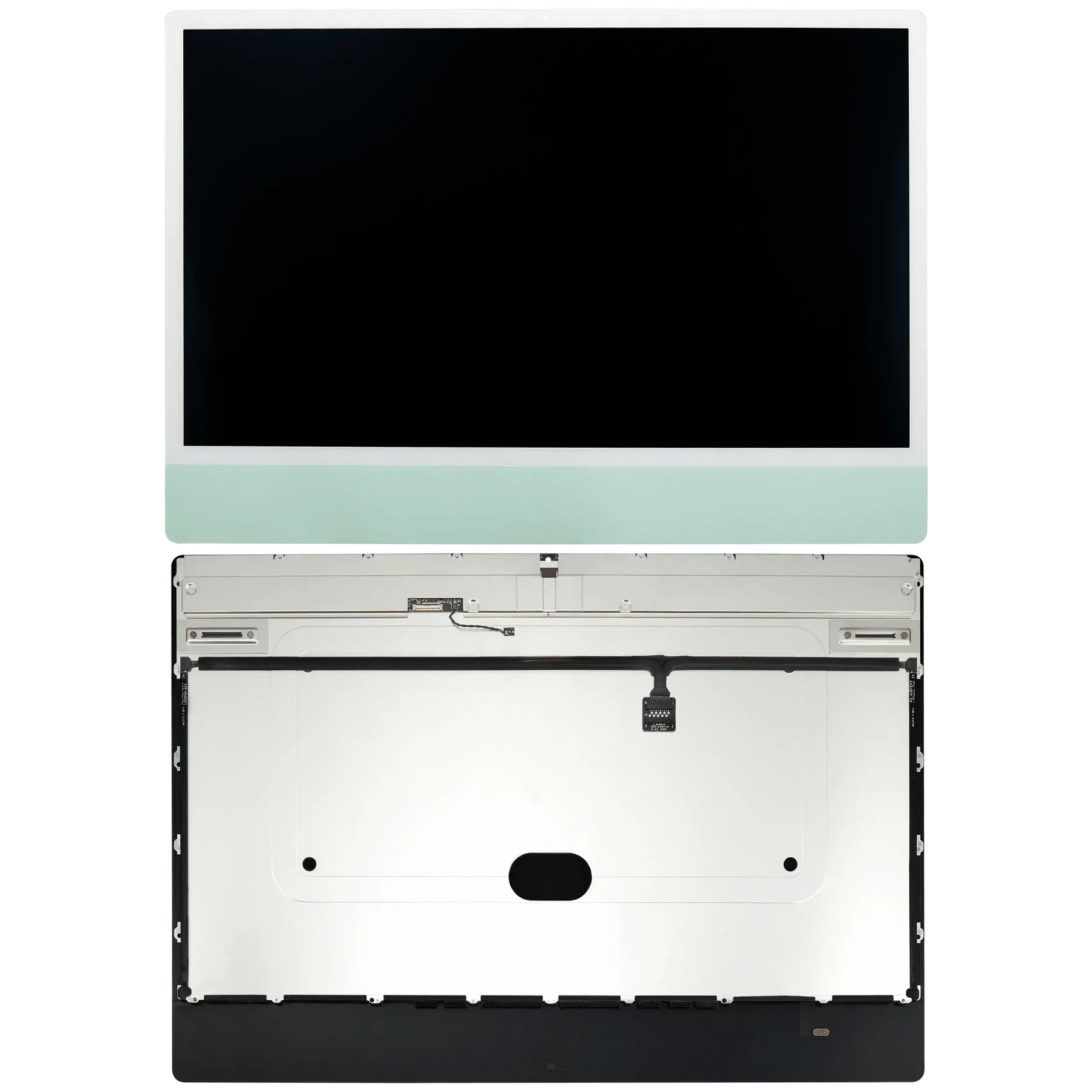 Complete LCD Display Assembly For iMac 24" A2874 / A2873 (2023) / A2438 (2021) (LG204A-215 LM235UH1 SDD1) (Used OEM Pull: Grade A) （Small Camera hole）(Green)