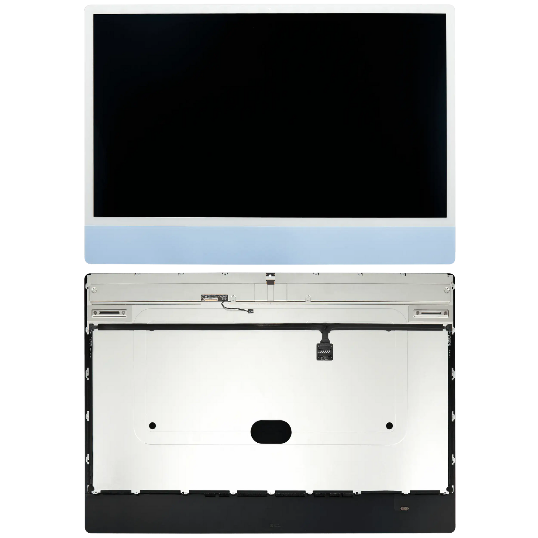 Complete LCD Display Assembly Compatible For iMac 24" M1 M3 (A2874 /A2438 /A2873 / A2439) (LG204A-215 LM235UH1 SDD1) (Used OEM Pull: Grade A) (Blue)