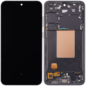 OLED Assembly With Frame Compatible For Samsung Galaxy S24 FE 5G (Refurbished) (US & International Version) (Graphite)