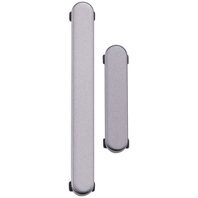 Replacement Hard Buttons (Power / Volume) Compatible For Samsung Galaxy S25 / S25 Plus (Premium) (Silver Shadow)