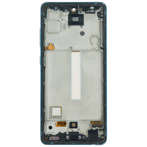 Replacement OLED Assembly With Frame Compatible For Samsung Galaxy A52 4G (A525 / 2021) / A52 5G (A526 / 2021) / A52S 5G (A528 / 2021) (6.36") (Vemake) (Awesome Blue)