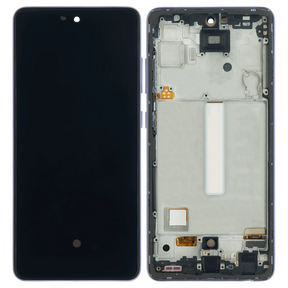 Replacement OLED Assembly With Frame Compatible For Samsung Galaxy A52 4G (A525 / 2021) / A52 5G (A526 / 2021) / A52S 5G (A528 / 2021) (6.36") (Vemake) (Awesome Violet)