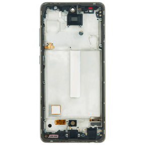 Replacement OLED Assembly With Frame Compatible For Samsung Galaxy A52 4G (A525 / 2021) / A52 5G (A526 / 2021) / A52S 5G (A528 / 2021) (6.36") (Vemake) (Awesome White)