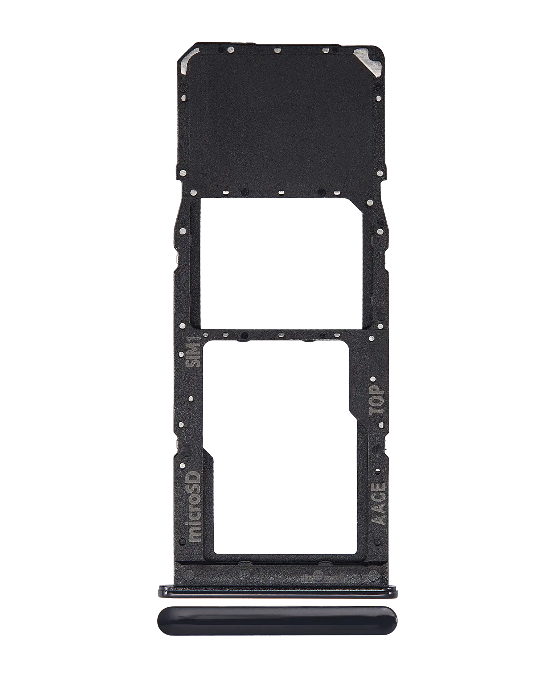 Single Sim Card Tray Compatible For Samsung Galaxy A13 (A135 / 2022) (Black)