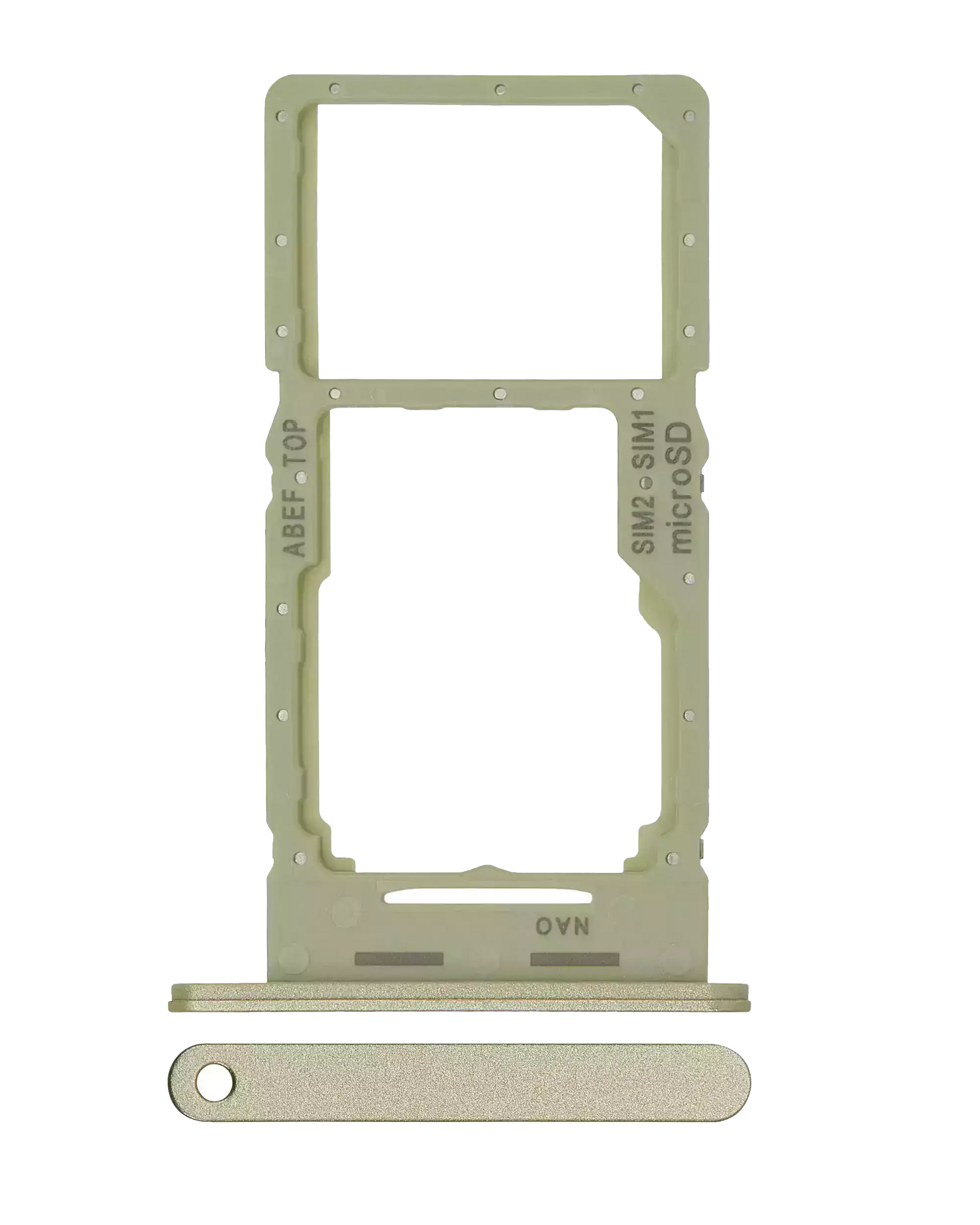 Dual Sim Card Tray Compatible For Samsung Galaxy A25 5G (A256 / 2023) (Personality Yellow)