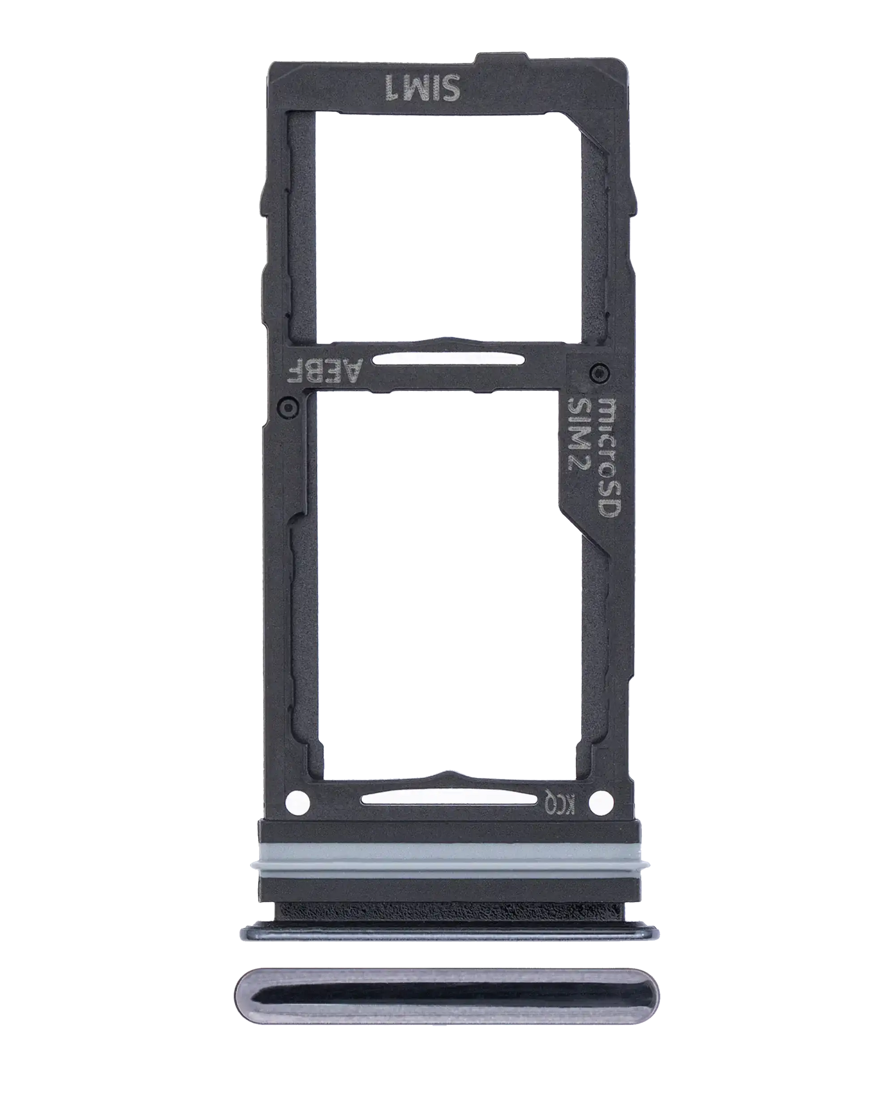 Replacement Dual Sim Card Tray Compatible For Samsung Galaxy A52 4G (A525 / 2021) / 5G (A526 / 2021) A52S 5G (A528 / 2021) (Awesome Black)