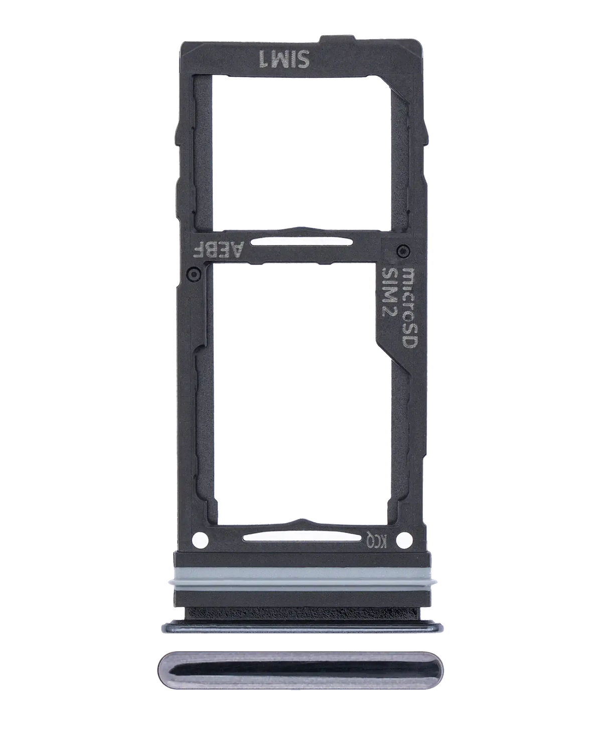 Dual Sim Card Tray Replacement Compatible For Samsung Galaxy A52 4G (A525 / 2021) / 5G (A526 / 2021) A52S 5G (A528 / 2021) (Awesome Black)