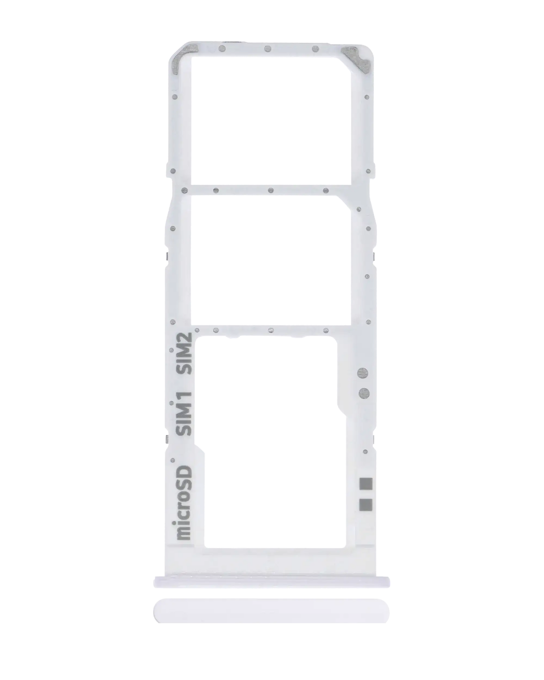 Dual Sim Card Tray Compatible For Samsung Galaxy A30S (A307 / 2019) (White)