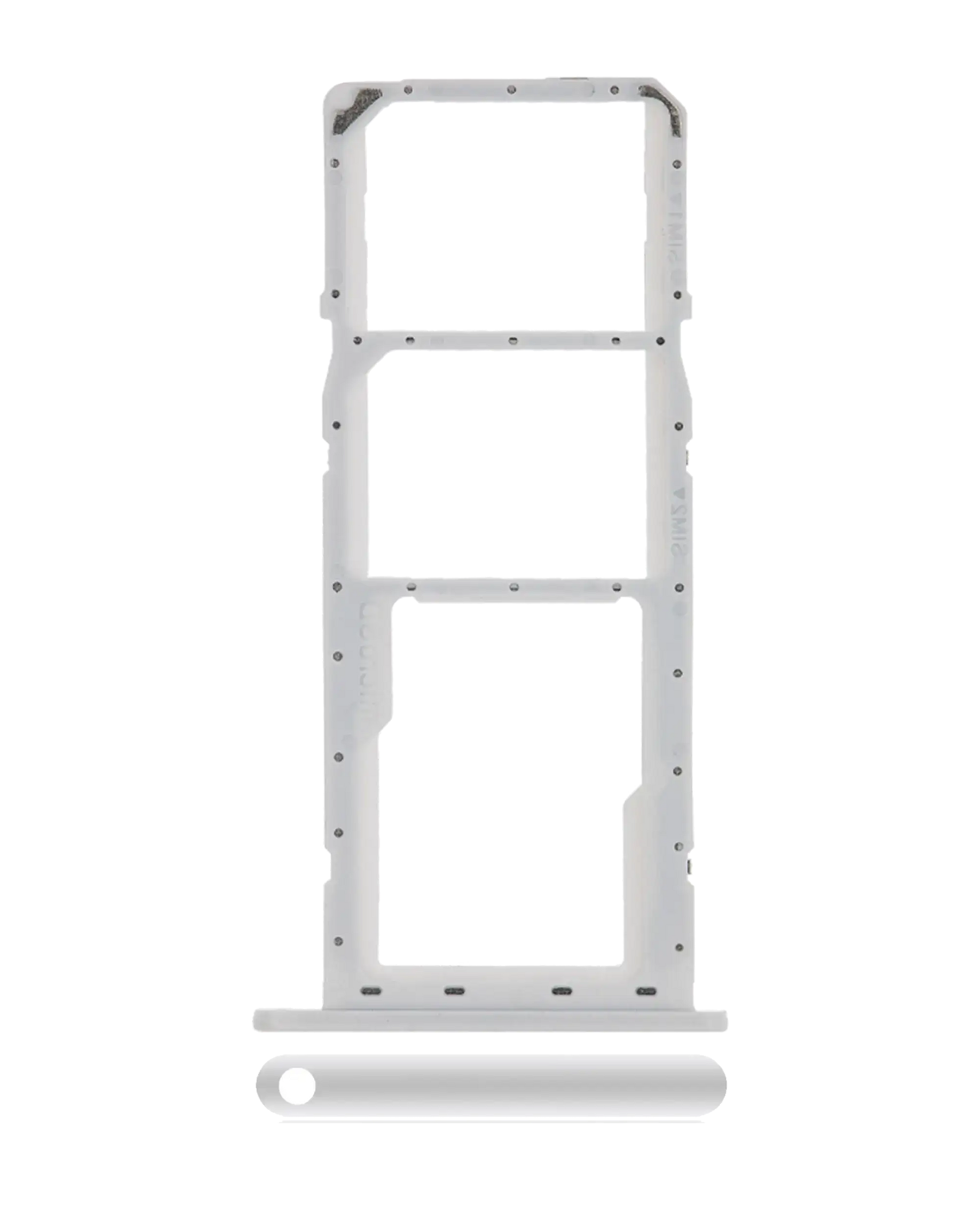 Dual Sim Card Tray Compatible For Samsung Galaxy A11 (A115 2020) (Wh