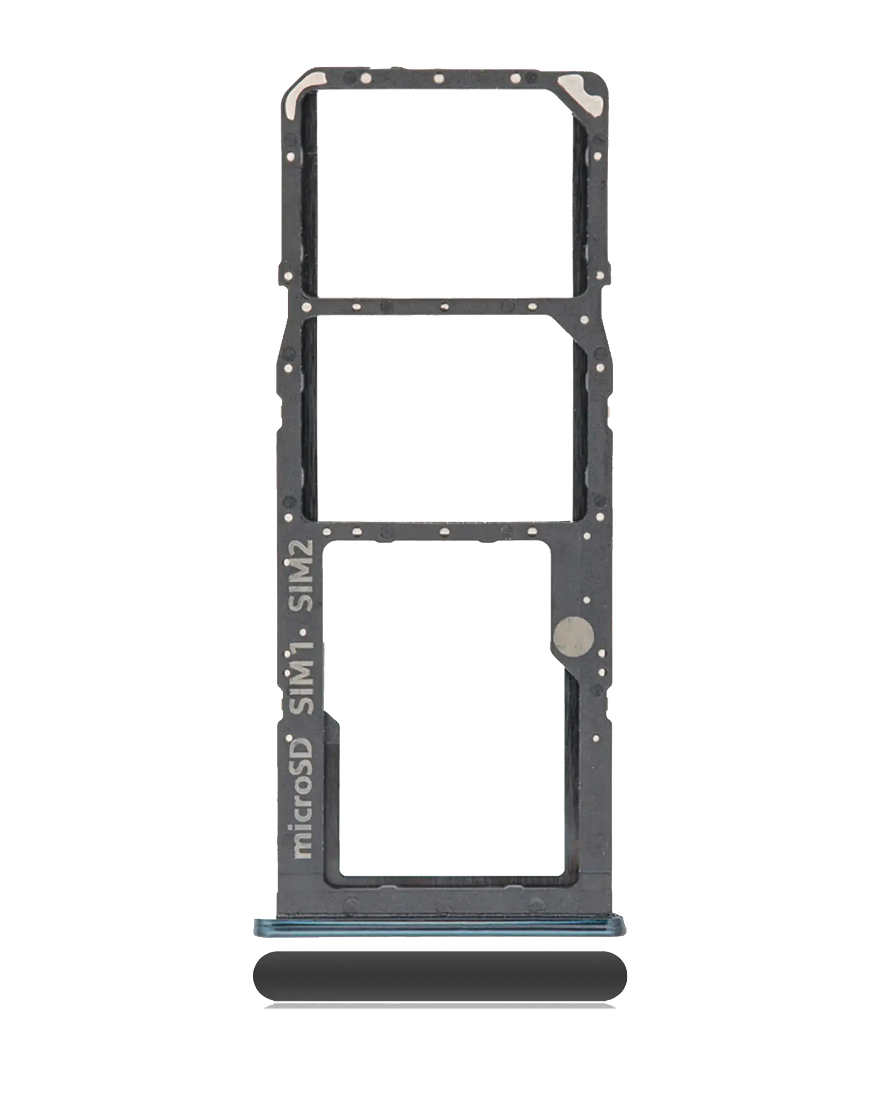 Replacement Dual Sim Card Tray Compatible For Samsung Galaxy A51 4G (A515 / 2019) (Prism Crush Black)