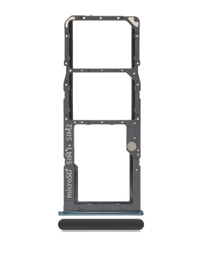 Replacement Dual Sim Card Tray Compatible For Samsung Galaxy A51 4G (A515 / 2019) (Prism Crush Black)