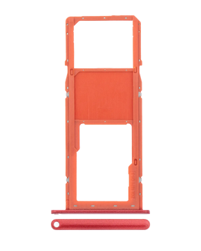 Single Sim Card Tray Compatible For Samsung Galaxy A11 (A115 / 2020) (Red)