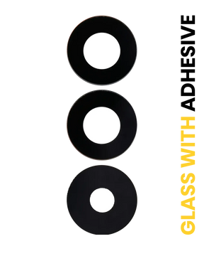 Back Camera Lens (Glass Only) With Adhesive Compatible For Samsung Galaxy A15 4G (A155 / 2023) / A15 5G (A156 / 2023) (3 Piece Set)