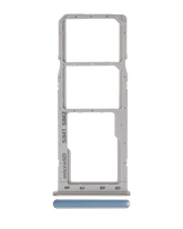 Dual Sim Card Tray Compatible For Samsung Galaxy A20 (A205 / 2019) / A30 (A305 / 2019) / A50 (A505 / 2019) (Silver)