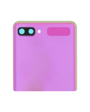 Outer OLED Assembly With Frame Compatible For Samsung Galaxy Z Flip 4G (F700) / Z Flip 5G (F707) (Service Pack) (Mirror Purple)