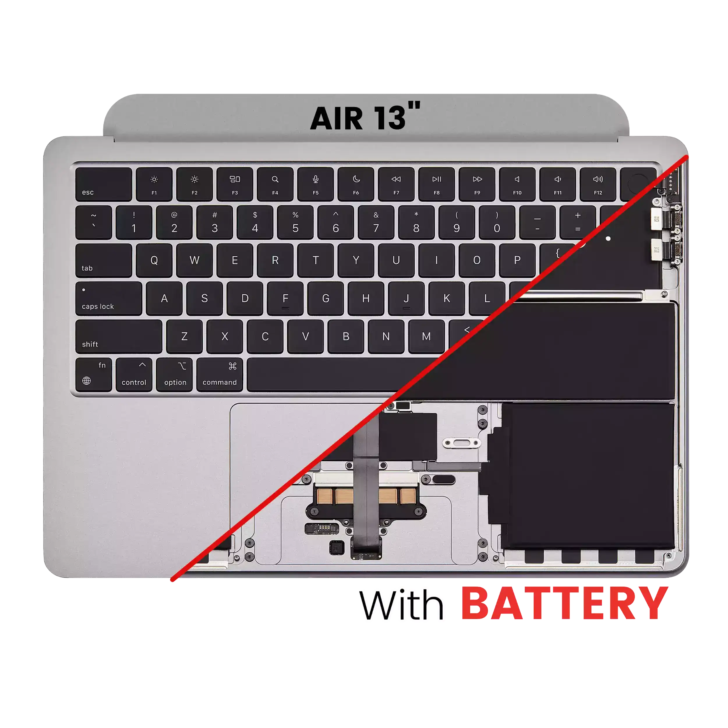 Top Case Assembly With Battery And Keyboard Compatible For MacBook Air