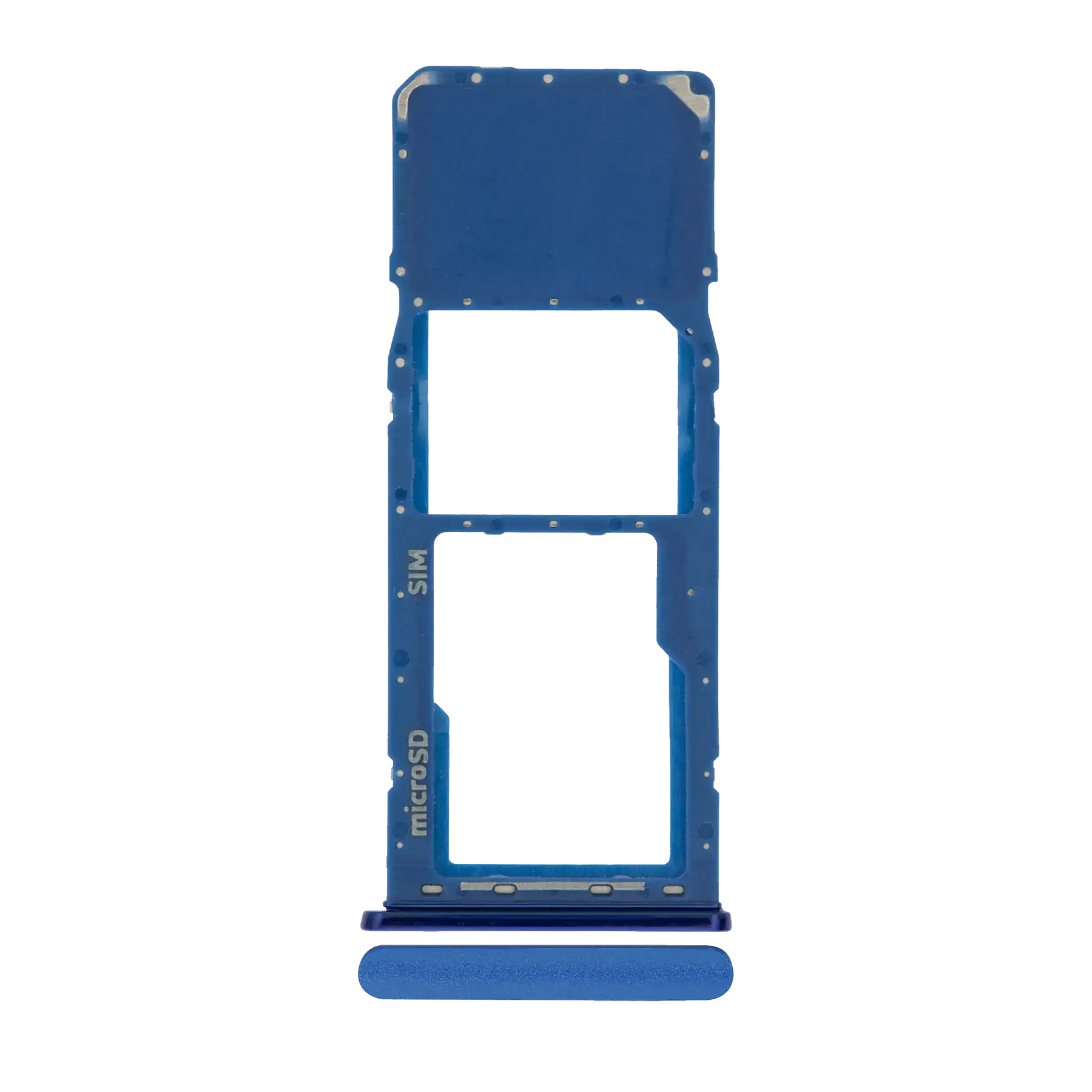 Single Sim Card Tray Compatible For Samsung Galaxy A20 (A205 / 2019) / A30 (A305 / 2019) / A50 (A505 / 2019) (Blue)