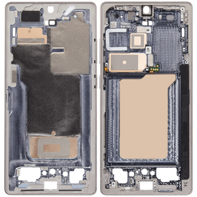 Mid-Frame Housing Compatible For Samsung Galaxy S25 Ultra (US & International Version) (Titanium Pink Gold)