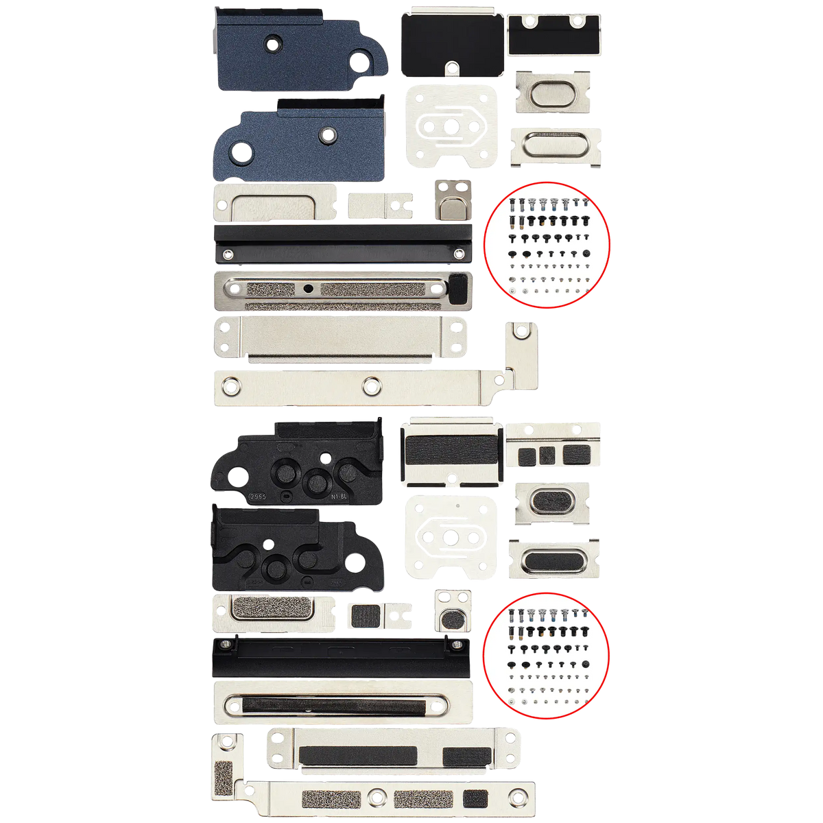 Full Set Small Metal Bracket And Screw Set For MacBook Air 13" (A3113 / Mid 2024 / A3240 / Early 2025)