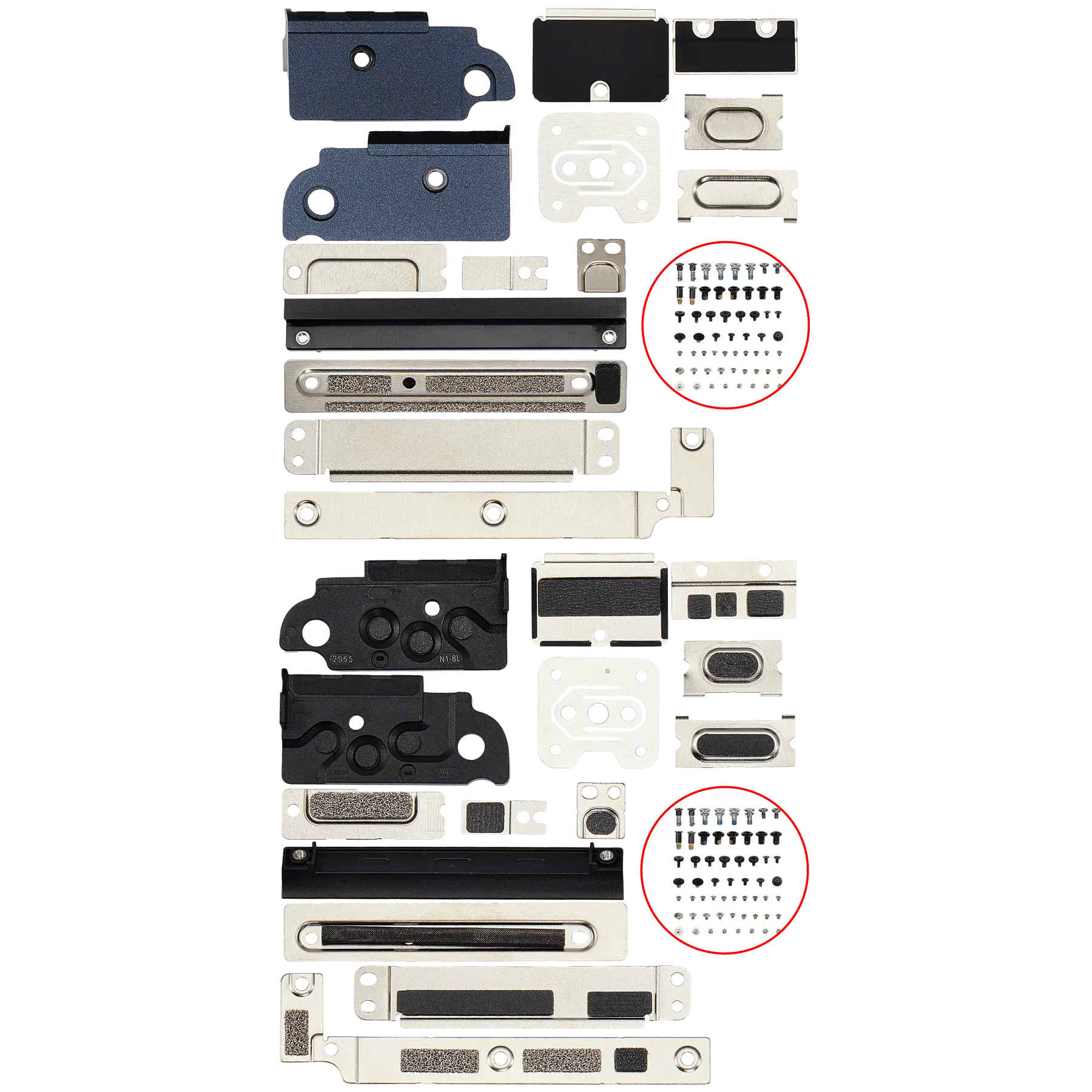 Full Set Small Metal Bracket And Screw Set For MacBook Air 13" (A3113 / Mid 2024 / A3240 / Early 2025)