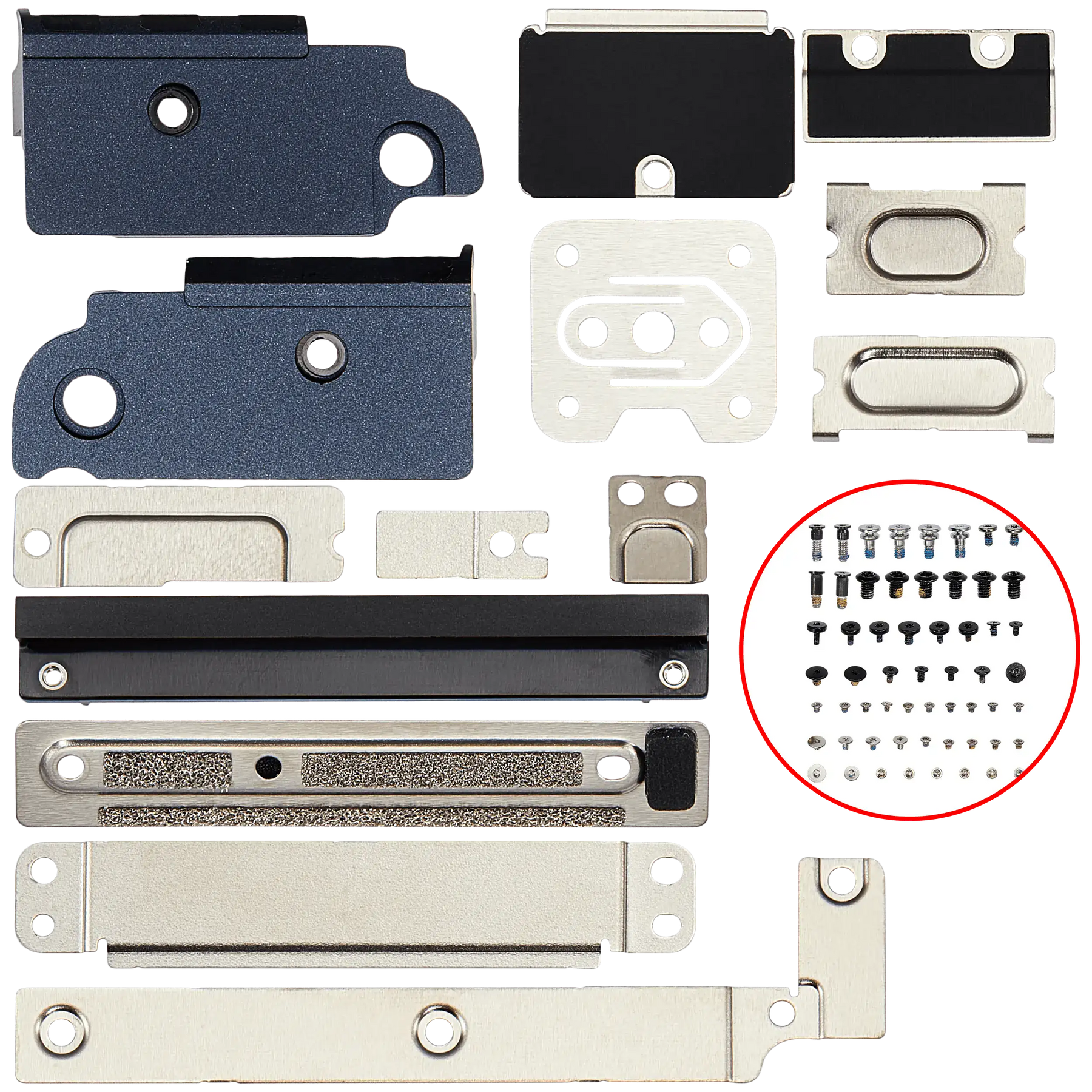 Full Set Small Metal Bracket And Screw Set For MacBook Air 13" (A3113 / Mid 2024 / A3240 / Early 2025)